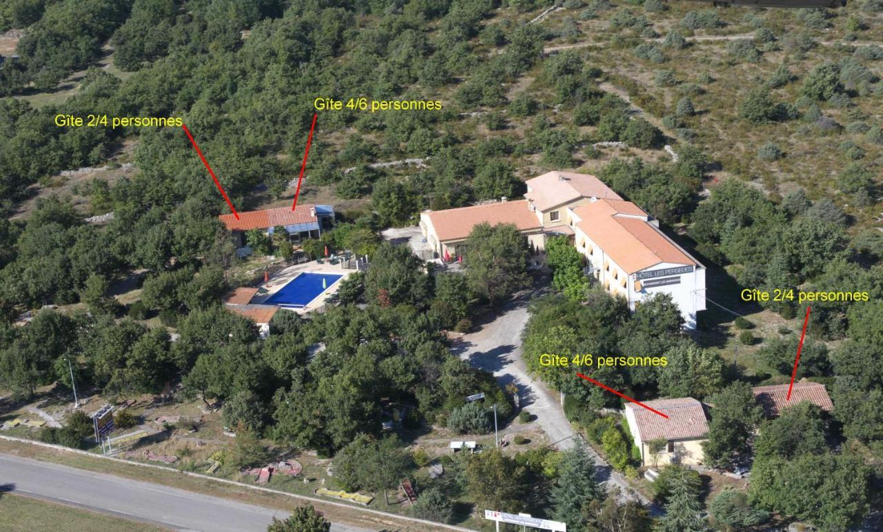 Hotel Les Persedes Lavilledieu  Exterior foto